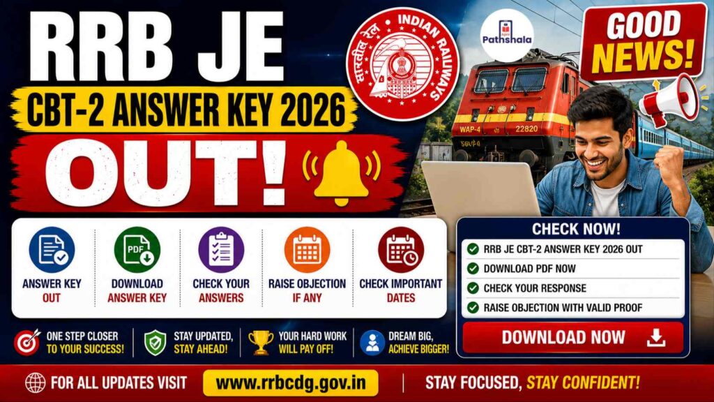RRB JE CBT-2 Answer Key 2026 Out