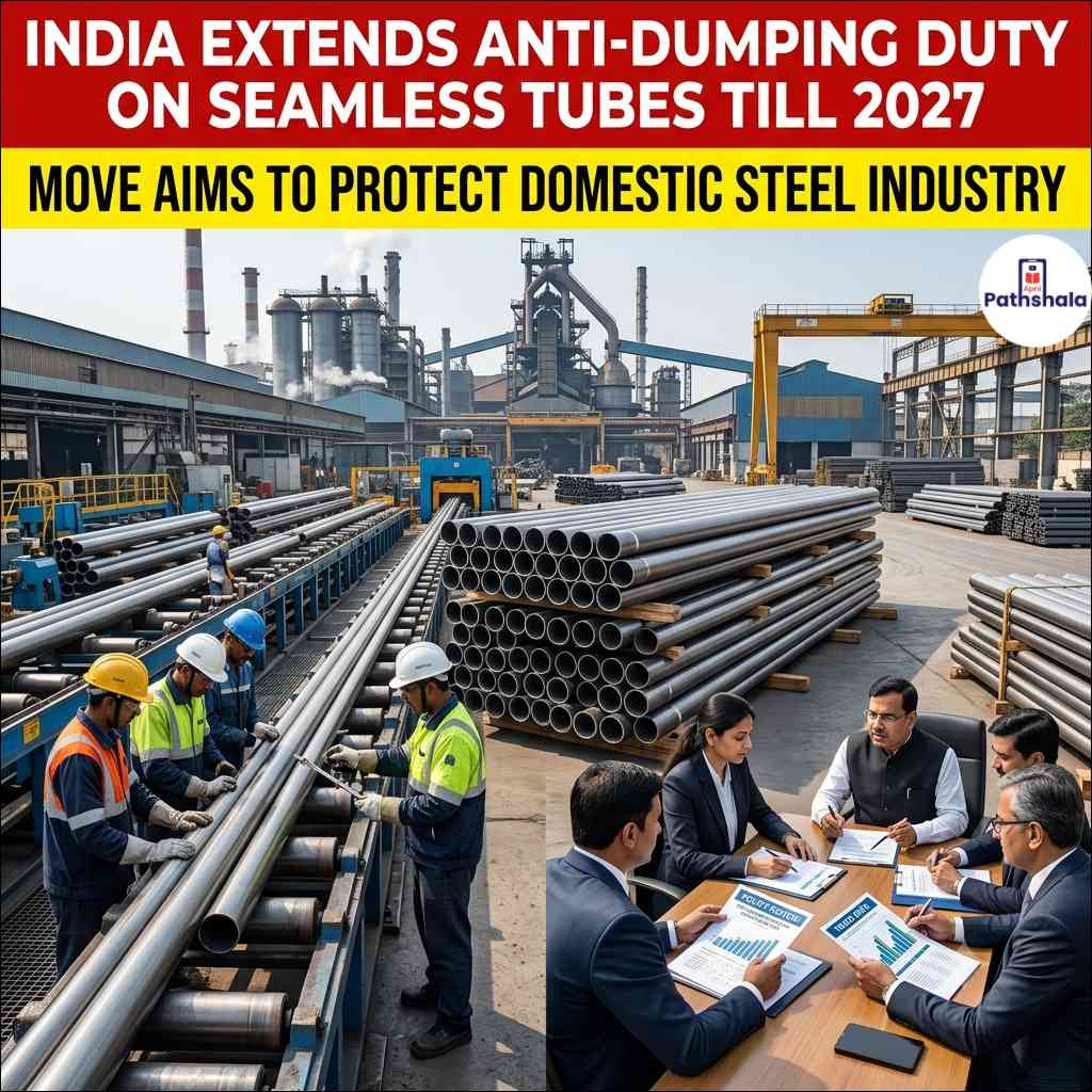 India Extends Anti-Dumping Duty on Seamless Tubes & Pipes