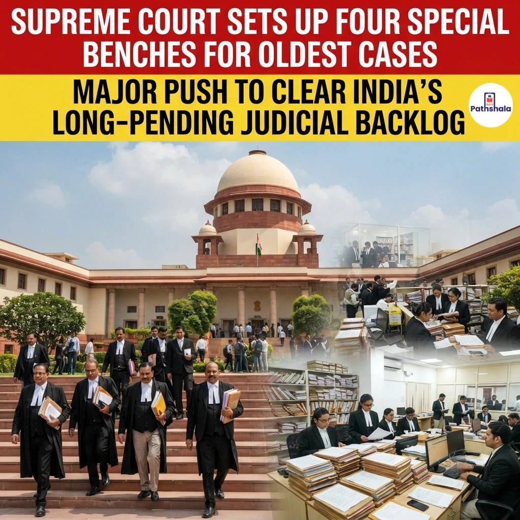 Supreme Court Forms Four Special Benches For Oldest Cases  