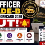 RBI Officer Grade-B Scorecard 2026 Out