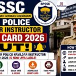 Bihar Police Havildar Instructor Admit Card 2026