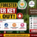 RSSB Forester Answer Key 2026 Out 