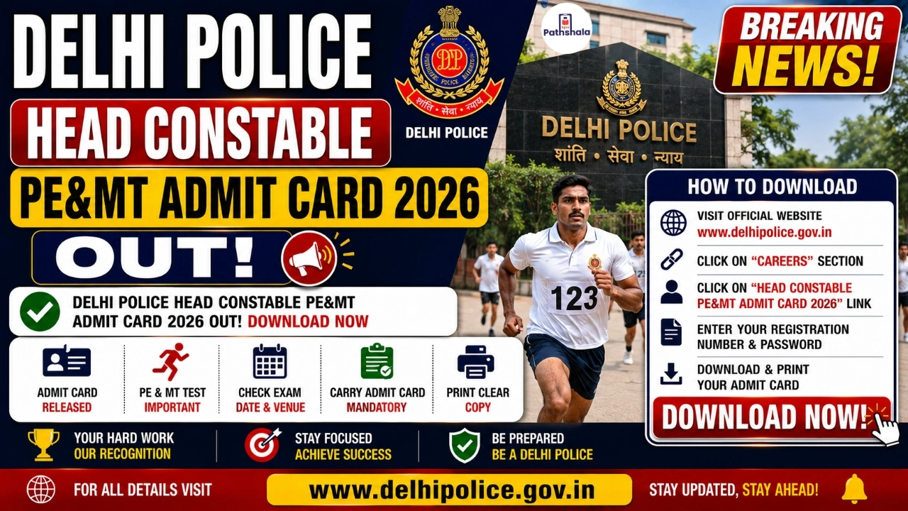 Delhi Police Head Constable Admit Card 2026