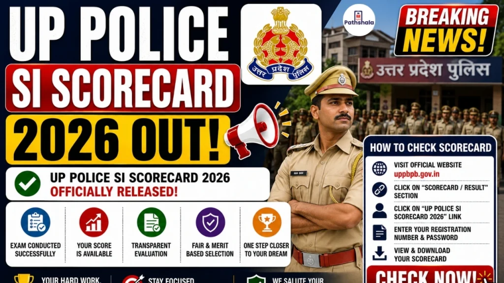 UP Police SI Scorecard 2026