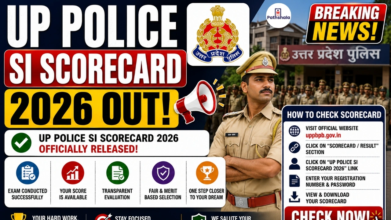 UP Police SI Scorecard 2026