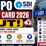 SBI PO Admit Card 2026 – Prelims Call Letter Released 