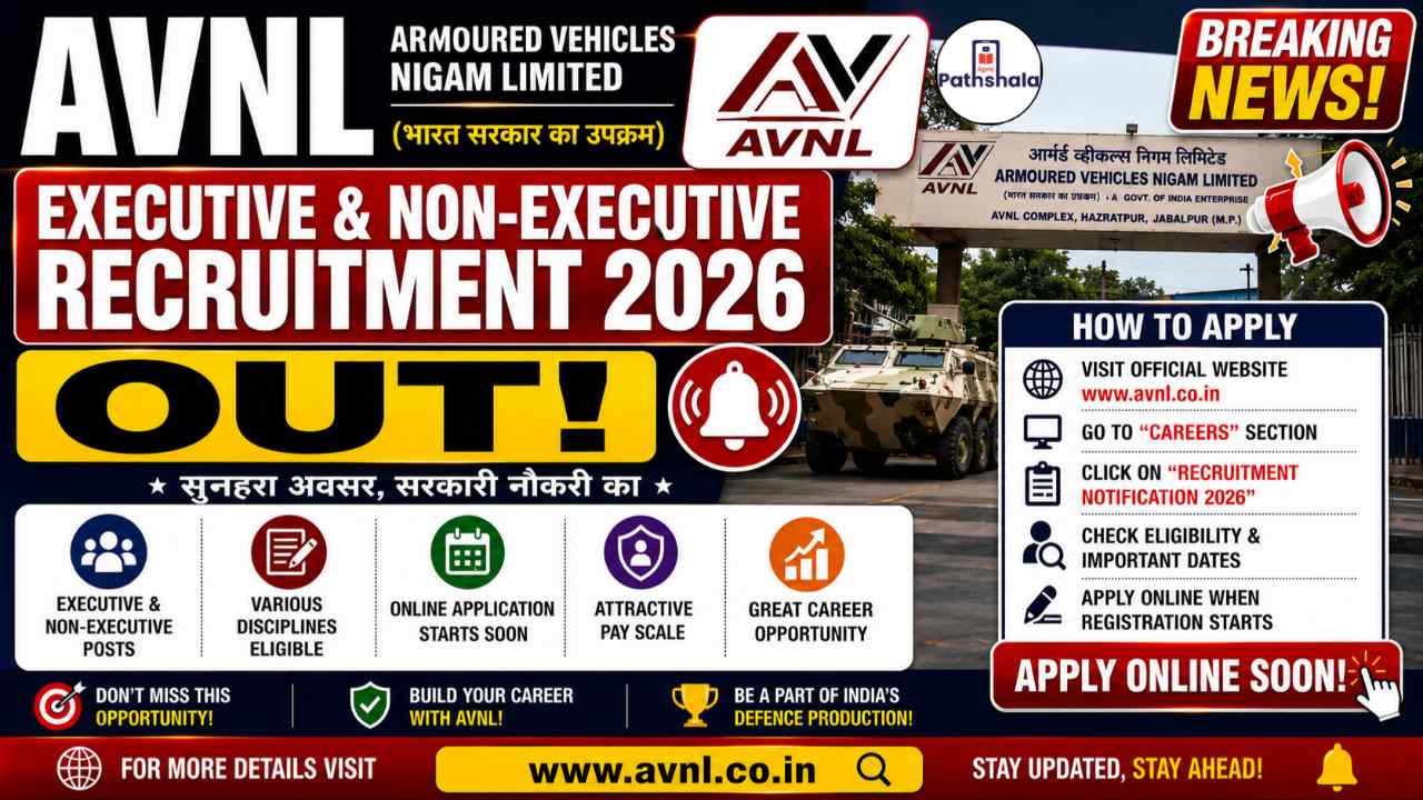 AVNL Recruitment 2026