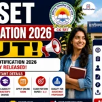 CG SET Notification 2026 Out