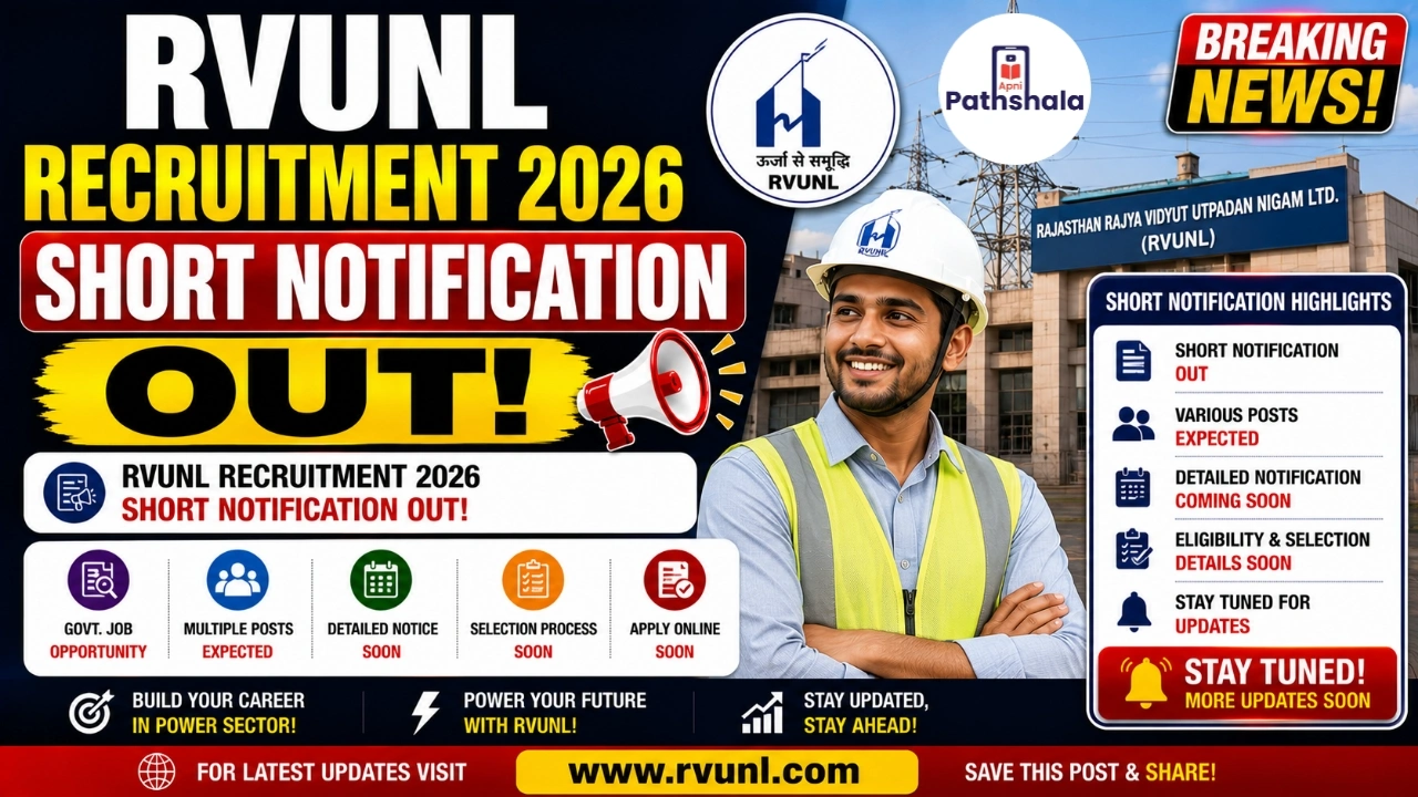 RVUNL Recruitment 2026