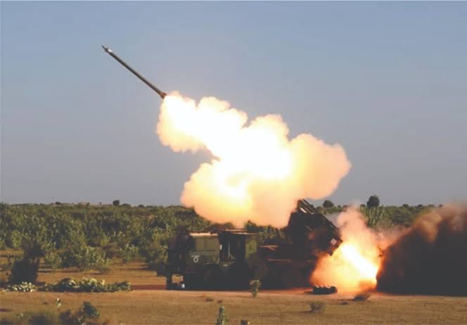 Pinaka Guided Rocket