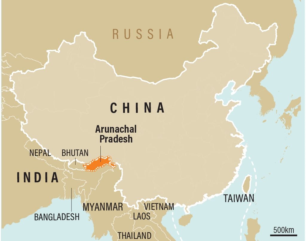 Arunachal Pradesh Map Update