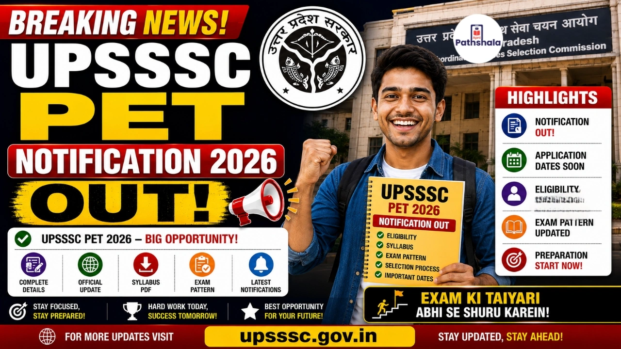 UPSSSC PET Notification 2026