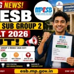 MPESB Group 1 Sub Group 2 Result 2026 Out