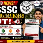 UPSSSC Exam Calendar 2026 Out