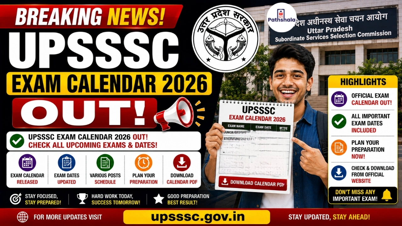 UPSSSC Exam Calendar 2026