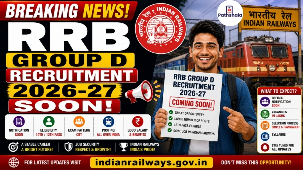RRB Group D Recruitment 2026-27