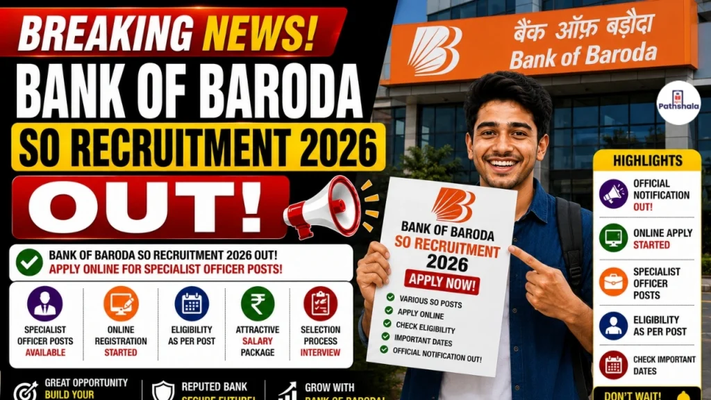 Bank of Baroda SO Recruitment 2026