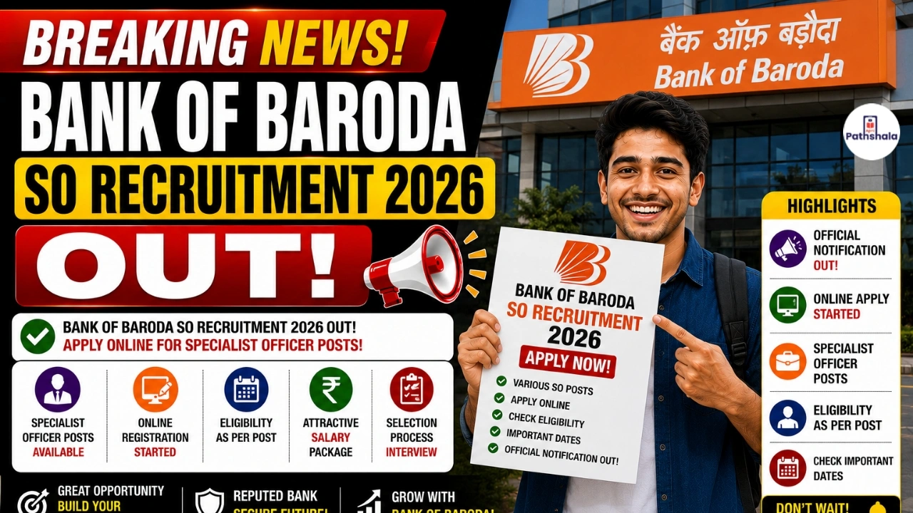 Bank of Baroda SO Recruitment 2026