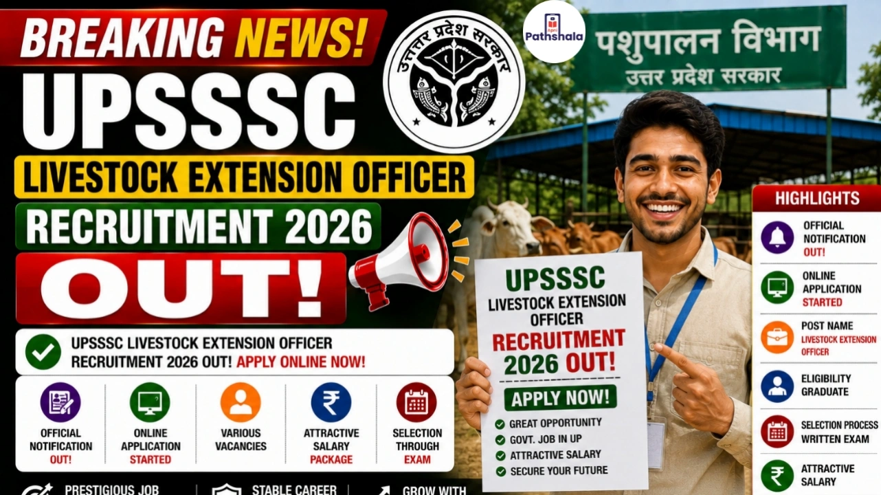 UPSSSC Livestock Extension Officer Recruitment 2026
