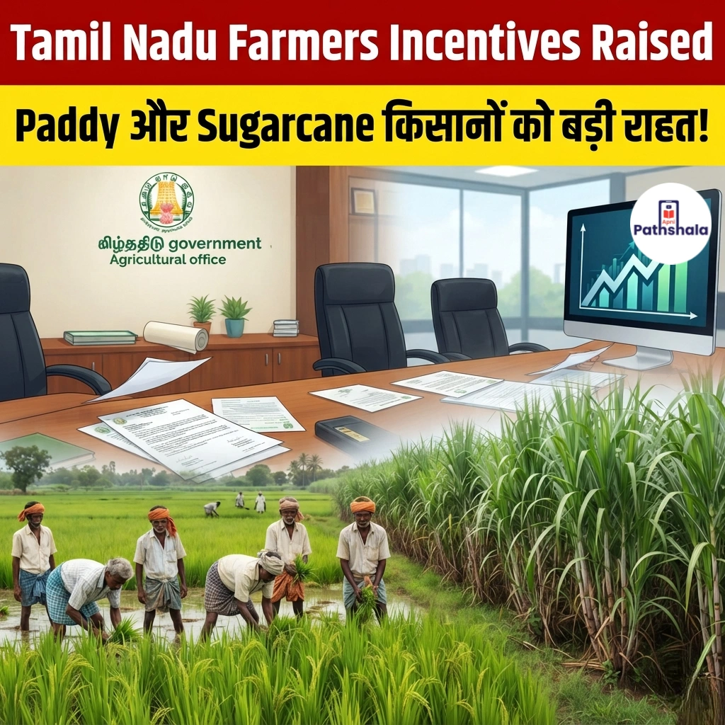 Tamil Nadu Farmers Incentives Raised For Paddy & Sugarcane