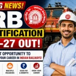 RRB JE Notification 2026-27 Out