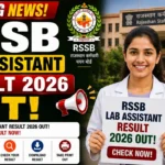 RSSB Lab Assistant Result 2026 Out