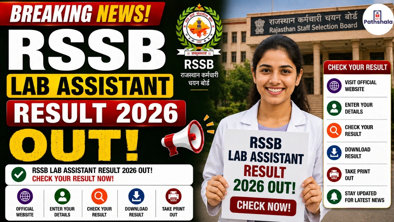 RSSB Lab Assistant Result 2026