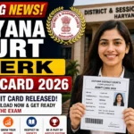 Haryana Court Clerk Admit Card 2026 Out