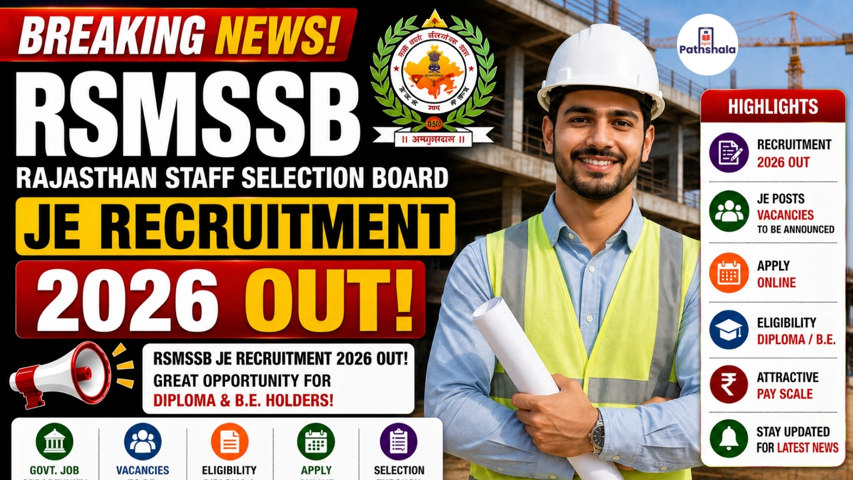 RSMSSB JE Recruitment 2026