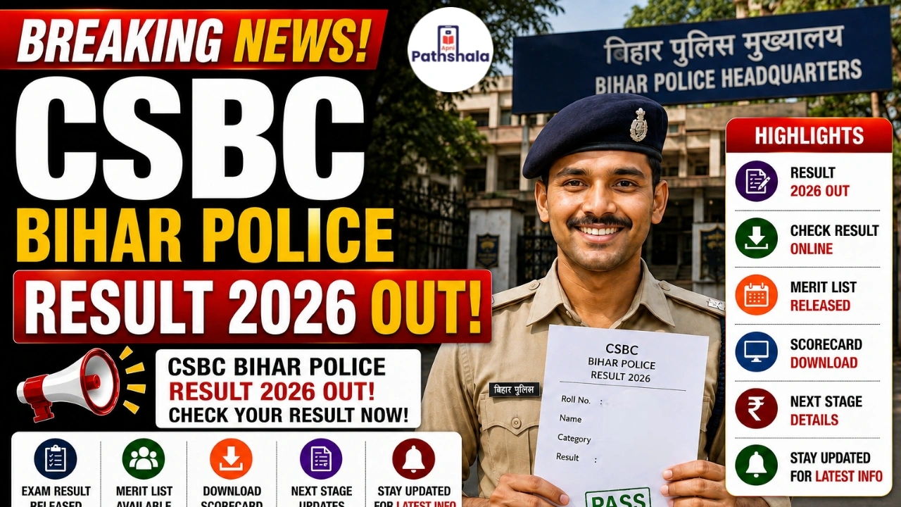 CSBC Bihar Police Result 2026
