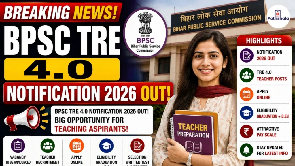BPSC TRE 4.0 Notification 2026
