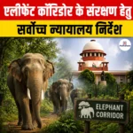 Elephant Corridor Protection- हाथी गलियारा के संरक्षण हेतु सर्वोच्च न्यायालय के निर्देश