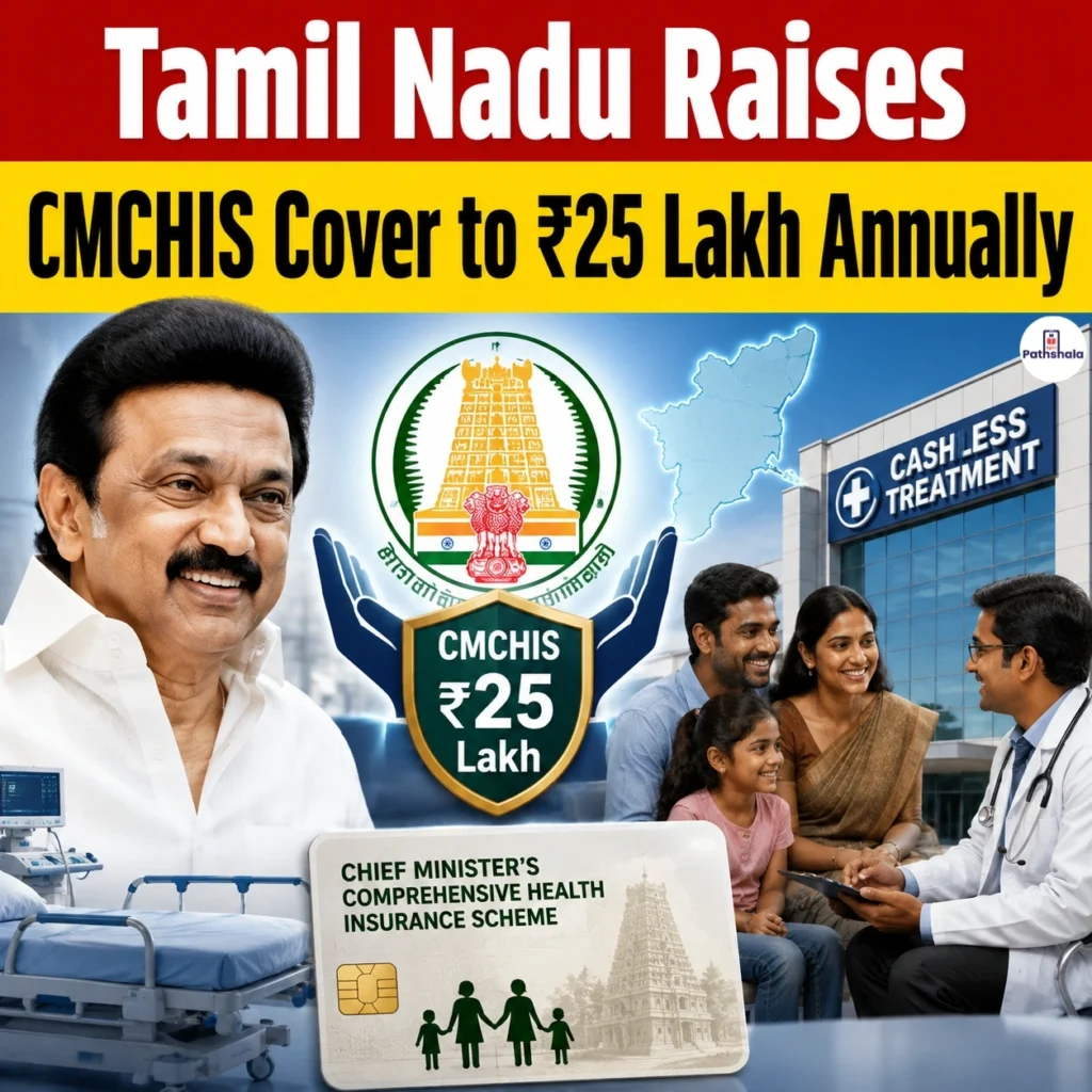 Tamil Nadu CMCHIS Cover Raised to ₹25 Lakh Annually