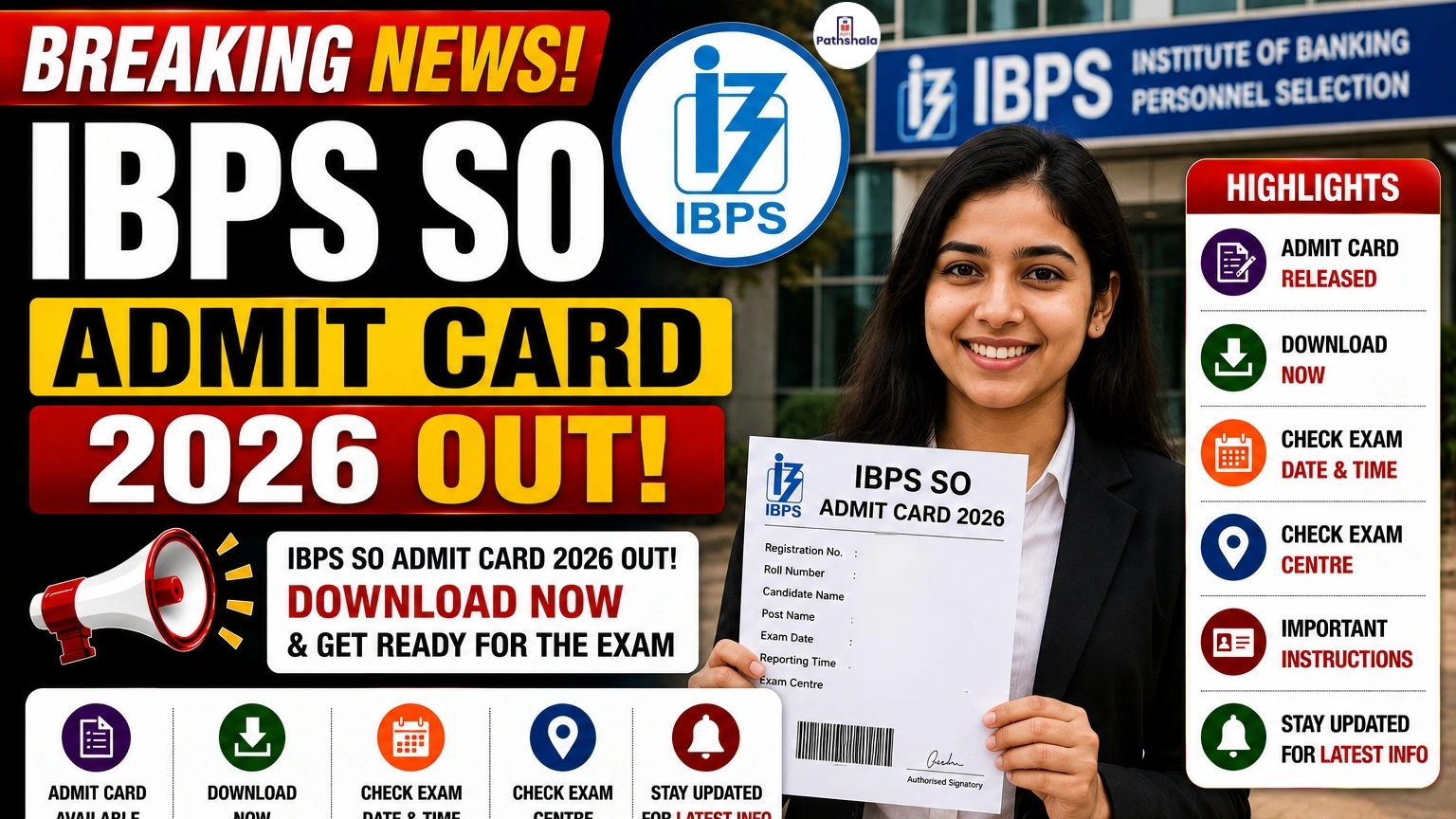 IBPS SO Admit Card 2026