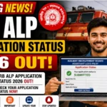 RRB ALP Application Status 2026 Out