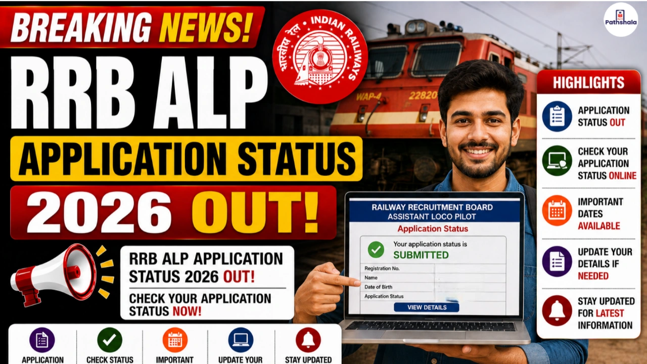 RRB ALP Application Status 2026