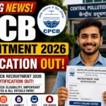 CPCB Recruitment 2026 Notification Out