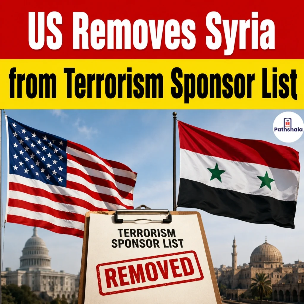 US Removes Syria From State Sponsors of Terrorism List