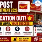 India Post GDS Recruitment 2026 Notification Out