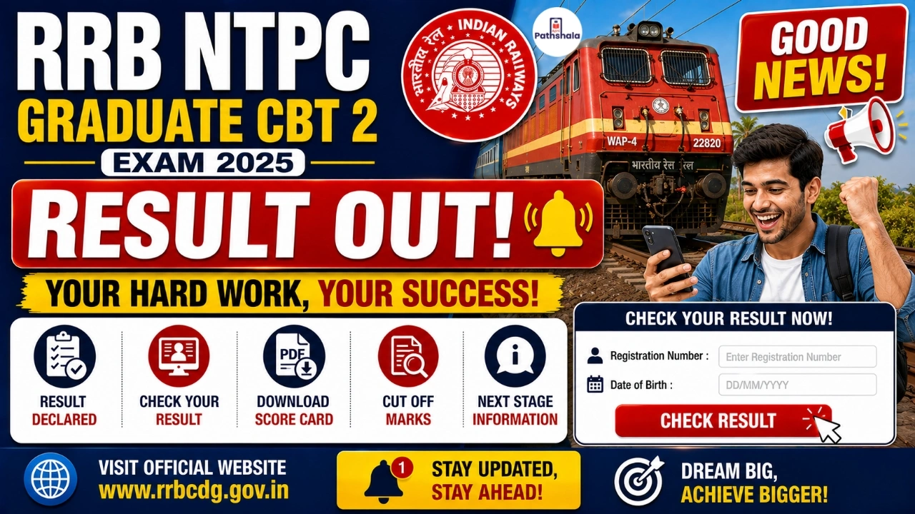 RRB NTPC Graduate CBT 2 Result 2026