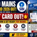 SBI PO Mains Admit Card 2026 Out