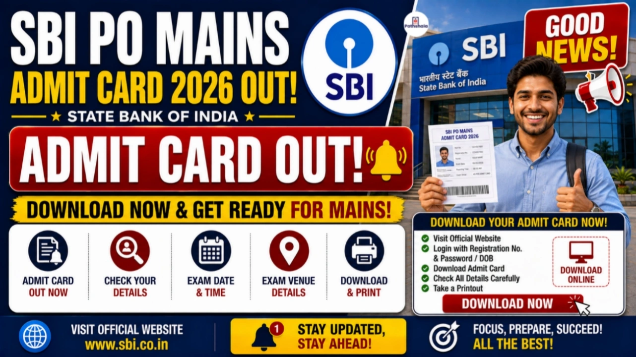 SBI PO Mains Admit Card 2026