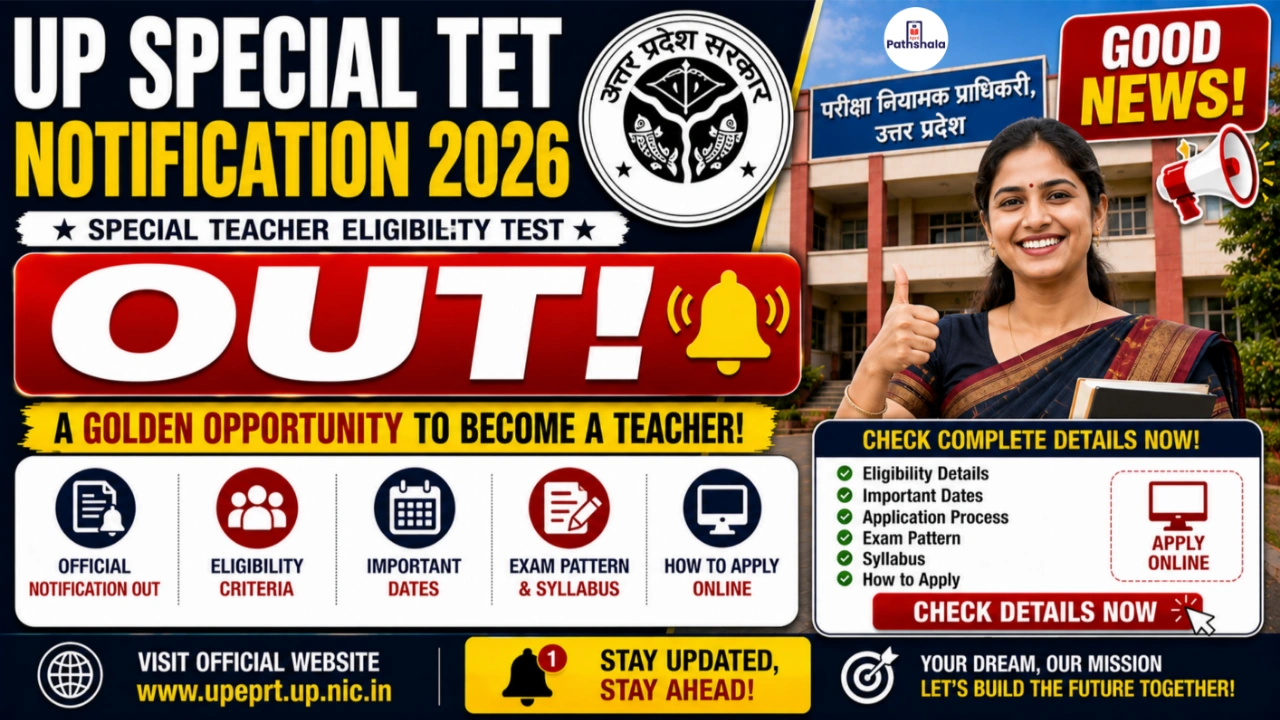 UP Special TET Notification 2026