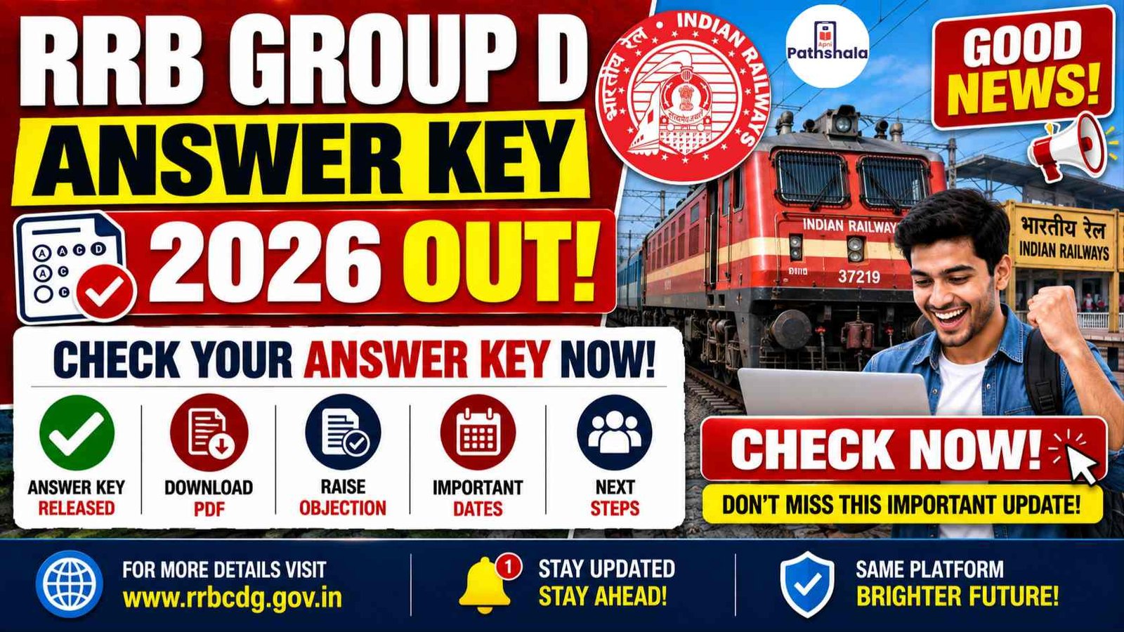 RRB Group D Answer Key 2026