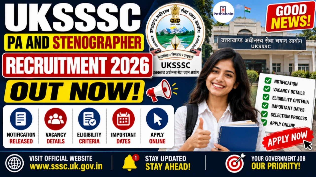 UKSSSC PA and Stenographer Recruitment 2026