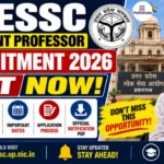 UPESSC Assistant Professor Recruitment 2026 Out