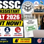 UPSSSC Junior Assistant Result 2026 Out