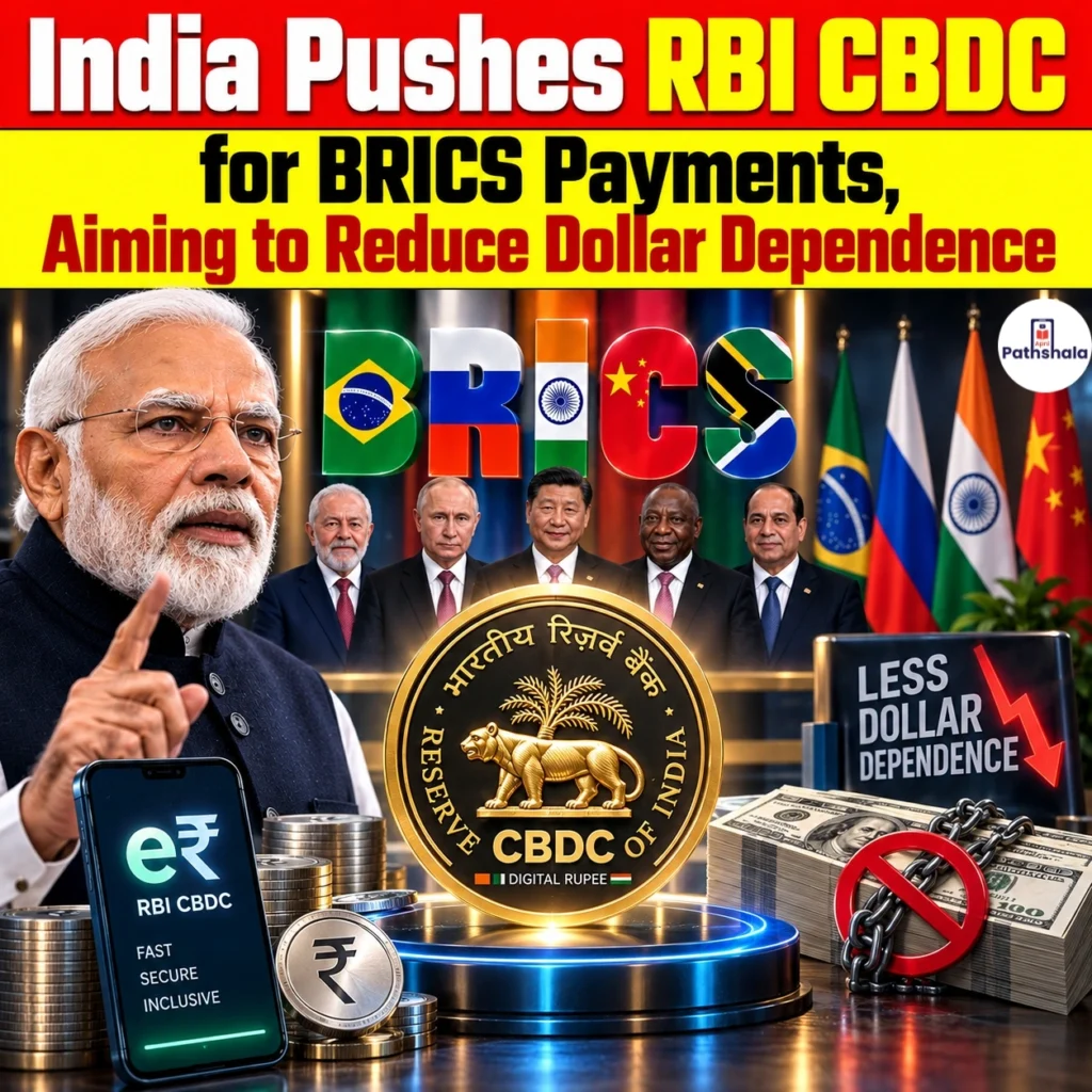 India Pushes RBI CBDC for BRICS Payments