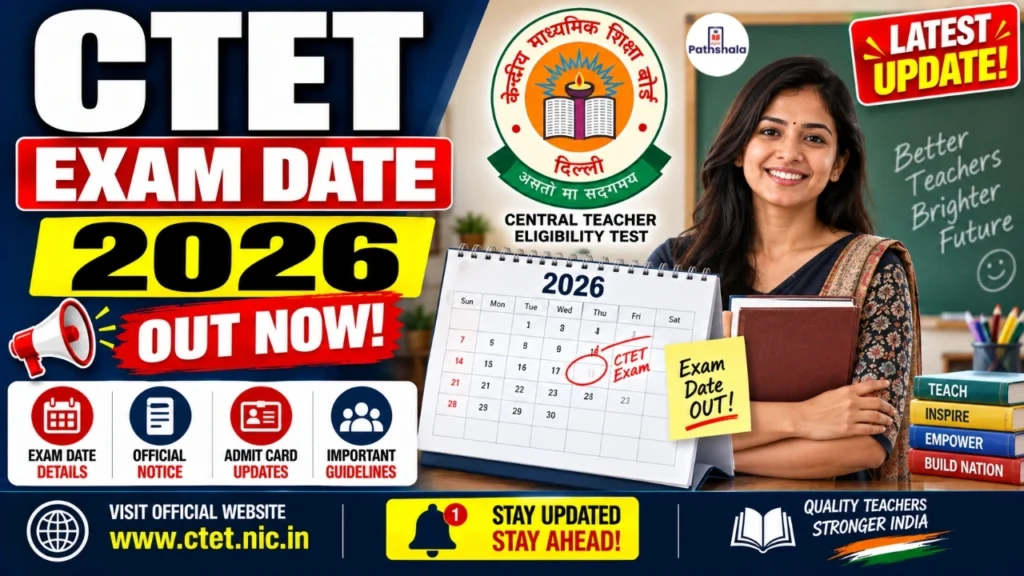 CBSE CTET Exam Date 2026