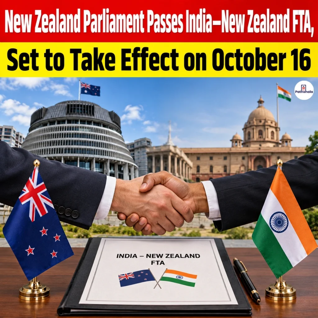 India-New Zealand FTA 2026